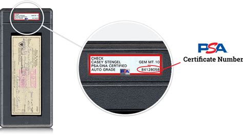 psa serial number lookup|psa database search.